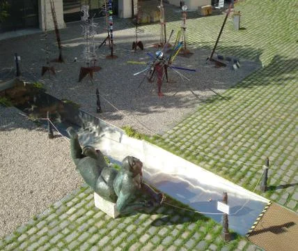 Courtyard gallery Stock Photos