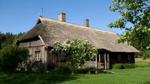 Courtyard with historic building Stock Footage 251848427