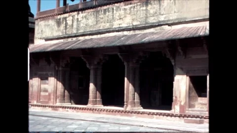 Courtyard of Historic Building Video stock 276292839