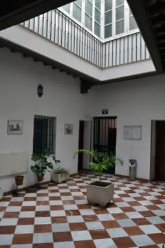Courtyard. Foto stock