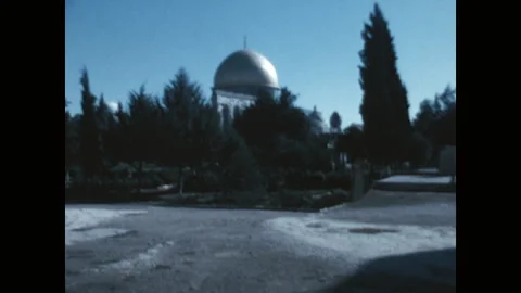 Courtyard of the Temple Mount 1975 Stock Footage 264638605