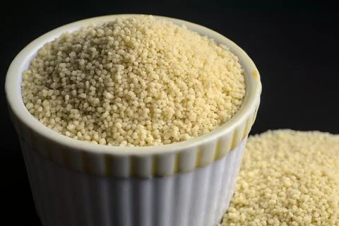 Cous cous in small cup Stock Photos