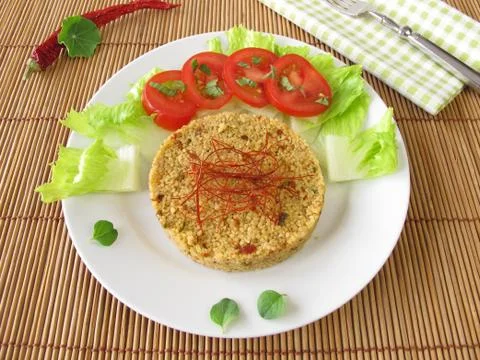Couscous with chili Stock Photos