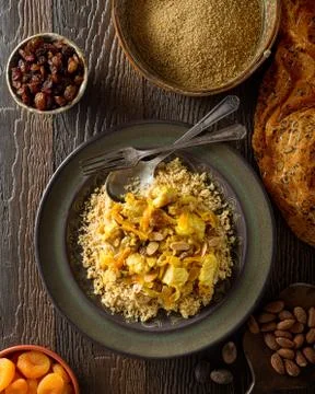 Couscous with Fish Stock Photos