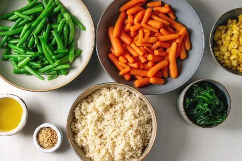 Couscous with vegetables Stock Photos
