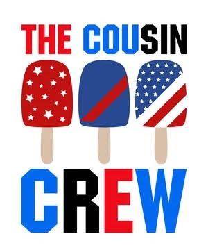 The Cousin Crew Stock Illustration