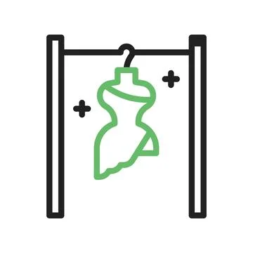 Couture Icon Image. Illustrazione stock