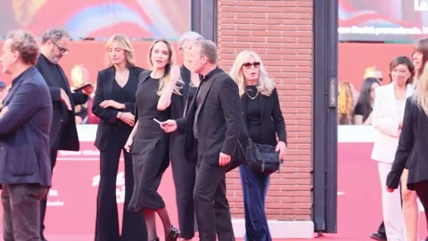 Couture Red Carpet - The 20th Rome Film Festival. Stock-Footage 319455465