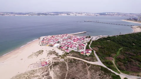 Cova do Vapor, Setubal district, Portugal 動画素材 251653900