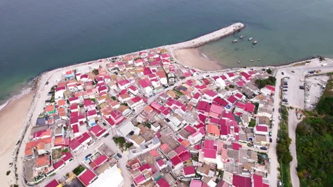 Cova do Vapor, Setubal district, Portugal Stock Footage 251654953