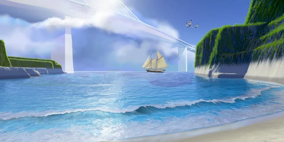 Cove Stock Illustration