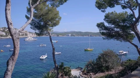 Cove in the Mediterranean Stock Footage 98570828