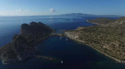 Cove, top view. 스톡 동영상 56244272