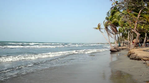 Covenas, Colombia Beach Stock Footage 36502756