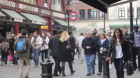 Covent Garden underground Stock Footage 43101006