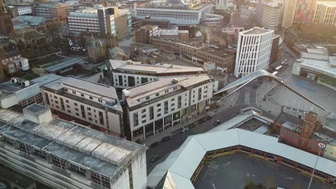Coventry Aerial drone 動画素材 237595325