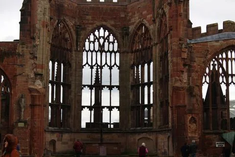 Coventry Cathedral ruins Stock Photos
