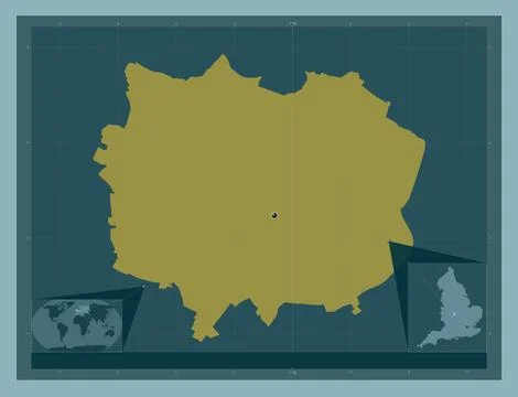 Coventry, England - Great Britain. Solid color shape Stock Illustration