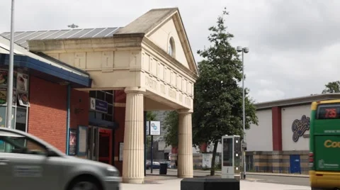 Coventry Pool Meadow Bus station Stock Footage 65860634