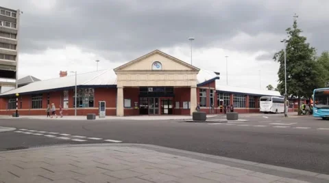 Coventry Pool Meadow bus station Stock Footage 65861666