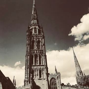Coventry Spire 写真素材