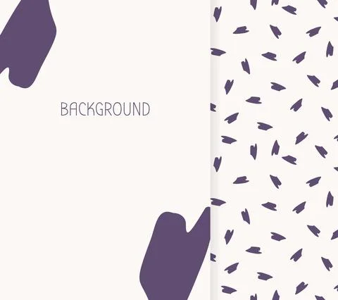 Cover abstract seamless pattern shapes vector Stock Illustration