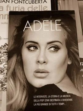 The cover of the Adele book Stock Photos