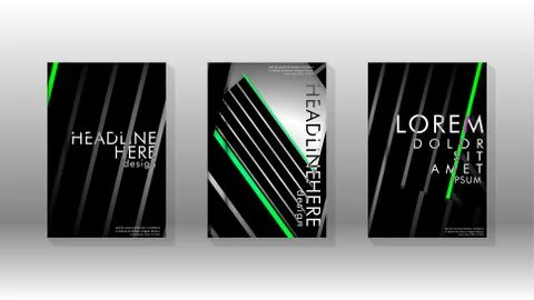 Cover book with a geometric design background. Illustrazione stock