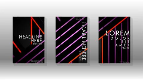 Cover book with a geometric design background. イラスト素材