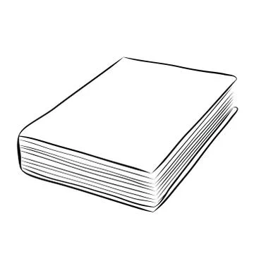 Cover book hand draw Stock Illustration