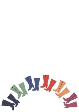 Cover for a book or notepad, a postcard on the theme of fashion or style, clo Stock-Illustration