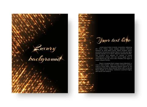 Cover with bright rays Stock Illustration