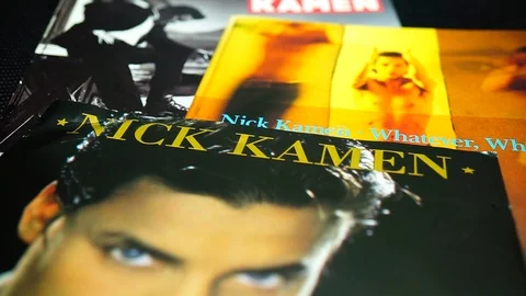 Cover cd and artwork of the singer, musi... | Stock Video | Pond5