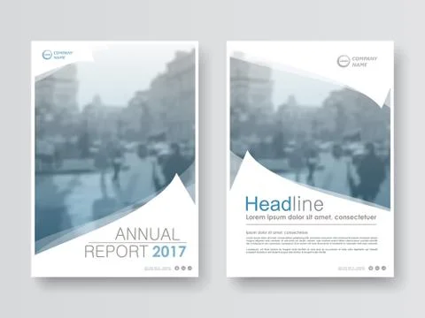 Cover design annual report Stock Illustration