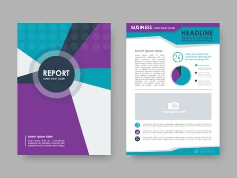 Cover design annual report,vector template brochures Stock Illustration