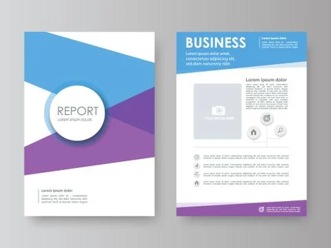 Cover design annual report,vector template brochures Stock Illustration