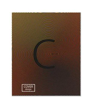 Cover design annual report,vector template brochures, flyers, presentations,  Stock Illustration