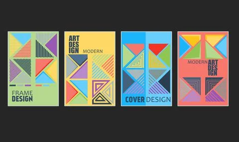 Cover design book Stock Illustration