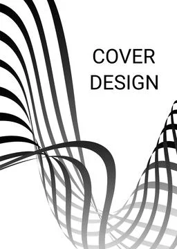 Cover design. Design template. Creative backgrounds with abstract gradient wa Stock Illustration