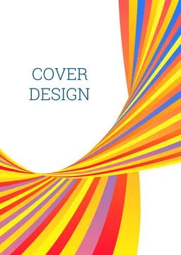 Cover design. Design template. Creative backgrounds with abstract gradient wa Stock Illustration