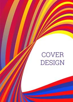 Cover design. Design template. Creative backgrounds with abstract gradient wa Stockillustratie