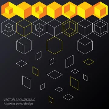 Cover design modern technology Illustration