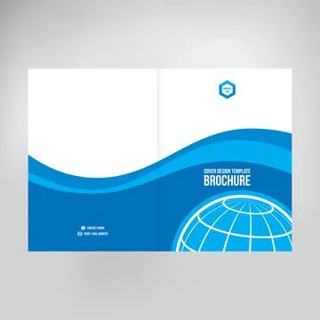 Cover design for product presentation, creative layout of booklet cover, cata Stock-Illustration