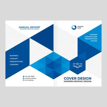 Cover design for product presentation, creative layout of booklet cover, cata Illustrazione stock