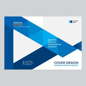 Cover design for product presentation, creative layout of booklet cover, cata Illustrazione stock
