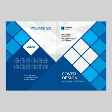 Cover design for product presentation, creative layout of booklet cover, cata Stock Illustration