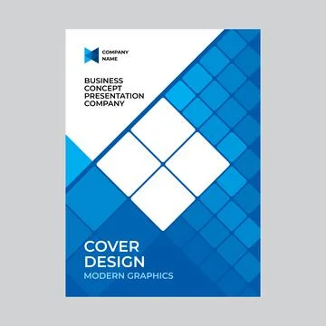 Cover design for product presentation, creative layout of booklet cover, cata Stock Illustration