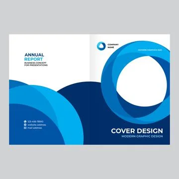 Cover design for product presentation, creative layout of booklet cover, cata Stock Illustration