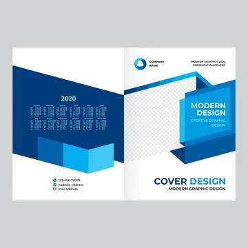 Cover design for product presentation, creative layout of booklet cover, cata 스톡 일러스트