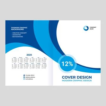 Cover design for product presentation, creative layout of booklet cover, cata Illustrazione stock